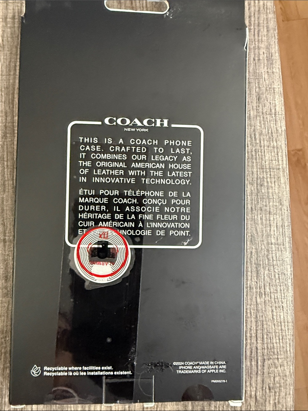 NIB COACH Pink & Gold Signature Ombré iPhone 16 Pro Max Case MagSafe - Picture 2 of 5